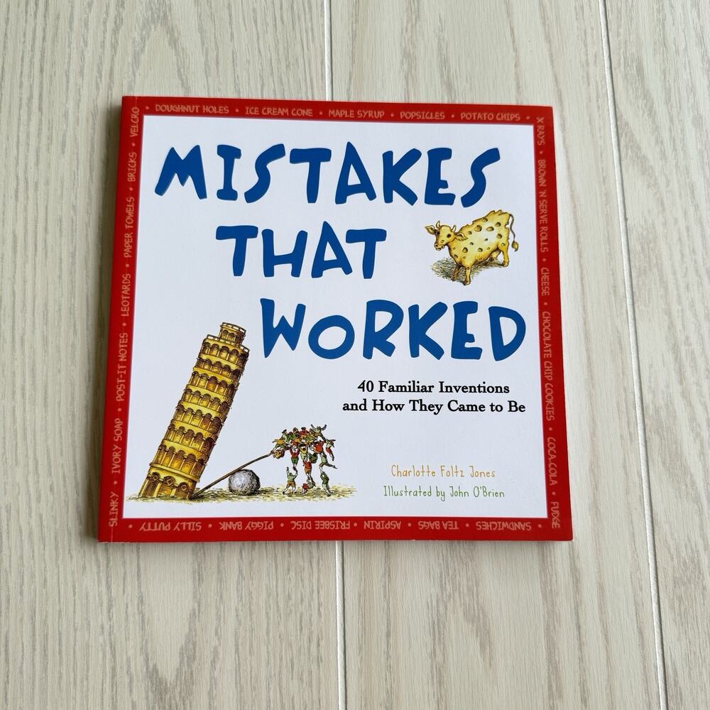 Mistakes That Worked Charlotte Jones Paperback 1994 Inventions Book